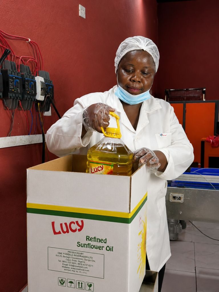 Production floor at the ONZ Foods factory